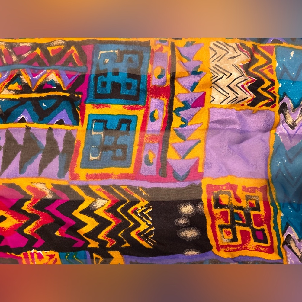 Women’s rectangular 100% silk scarf - image 5